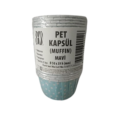 Bens Pet Cup 50*39 Cm Mavi Üstü Beyaz (25 Lİ)
