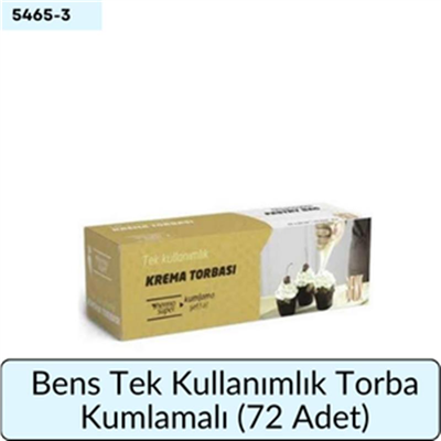 Bens Tek Kullanımlık Torba Kumlamalı  (72 Adetli)