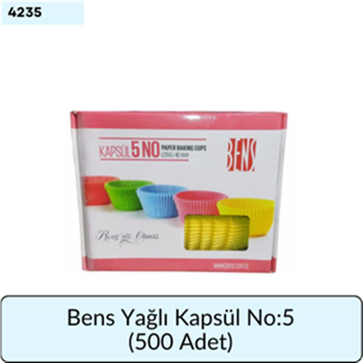 Bens Yağlı Kapsül 5 No (500 adet)