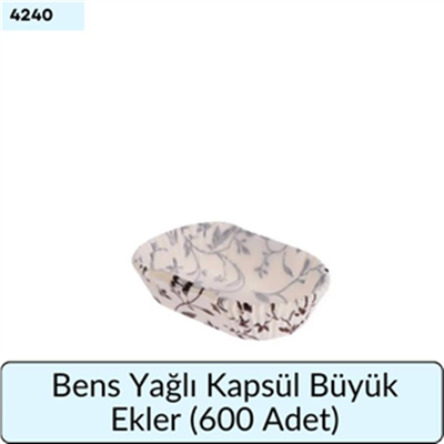 Bens Yağlı Kapsül Büyük Ekler (600 Adet)