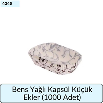 Bens Yağlı Kapsül Küçük Ekler (1000 Adet)