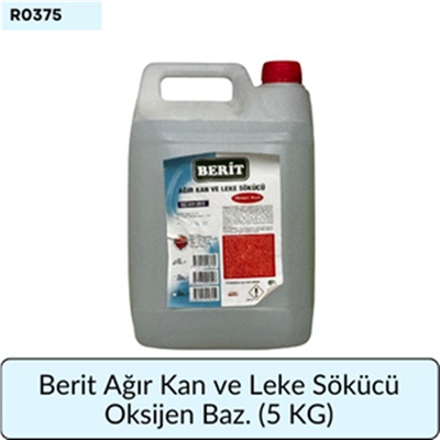 Berit Ağır Kan ve Leke Sökücü Oksijen Baz. (5 KG)