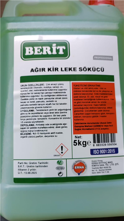 Berit Ağır Kir ve Leke Sökücü (5 KG)