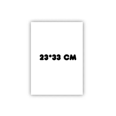 Beyaz Kalın Altlık 2 Batonluk   (23*33 Cm)