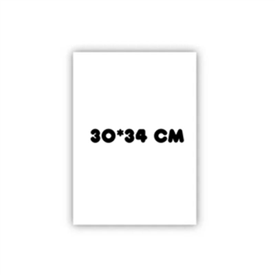 Beyaz Kalın Altlık 3 Batonluk   (30*34 Cm)