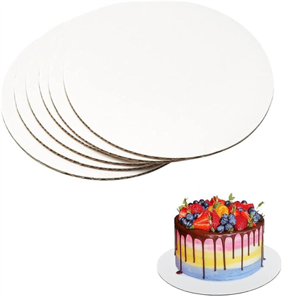 Beyaz Kalın Altlık Turta   (18 Cm)