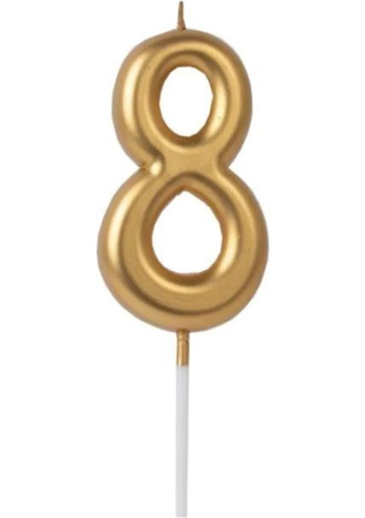 BİRLİK Rakamlı Mum No: 8