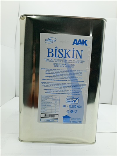 Biskin Yağ Baklavalık Tereyağlı   (18 Lt)