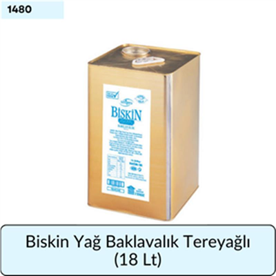 Biskin Yağ Baklavalık Tereyağlı   (18 Lt)