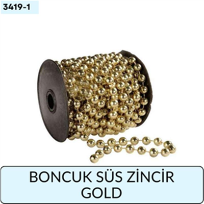 BONCUK SÜS ZİNCİR GOLD