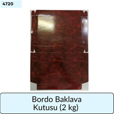 BORDO Baklava Kutu (2 Kg)