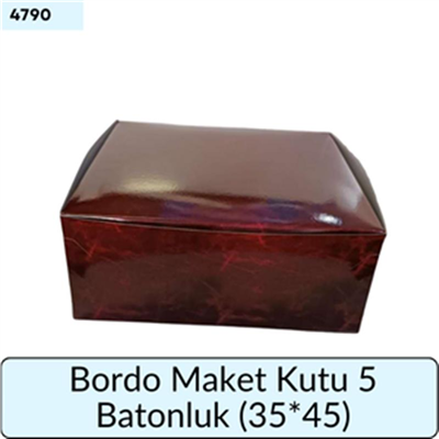 BORDO Maket Kutu 5 Batonluk (35*45)