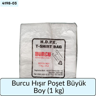 Burcu Hışır Poşet Büyük Boy ( 1 KG )