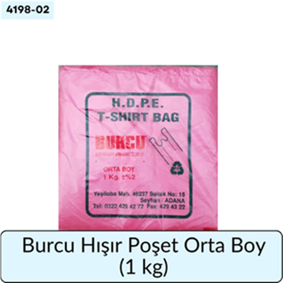 Burcu Hışır Poşet Orta Boy ( 1 KG )