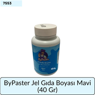 ByPaster Jel Gıda Boyası Mavi     (40 GR)