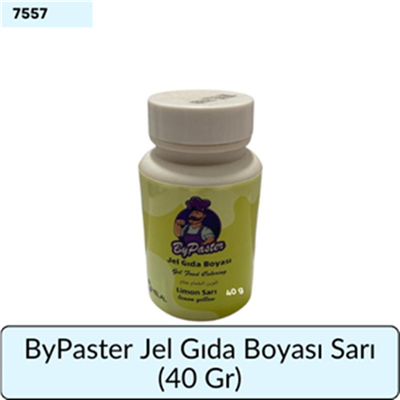 ByPaster Jel Gıda Boyası Sarı     (40 GR)
