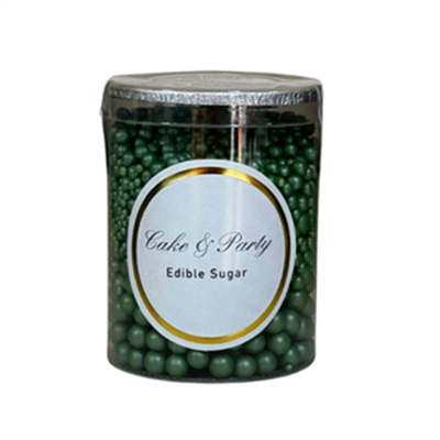 Cakepops Boncuk Karışık Yeşil  2-4-8 Mm  (250 Gr)