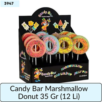 Candy Bar Marshmallow Donut 35 Gr   (12 Li)