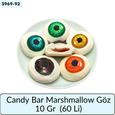 Candy Bar Marshmallow Göz 10 Gr    (60 Lı)