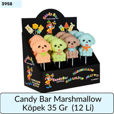 Candy Bar Marshmallow Köpek 35 Gr   (12 Li)