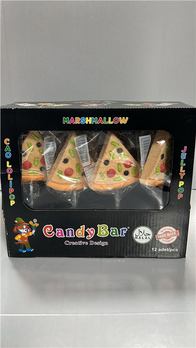 Candy Bar Marshmallow Pizza 35 Gr   (12 Li)