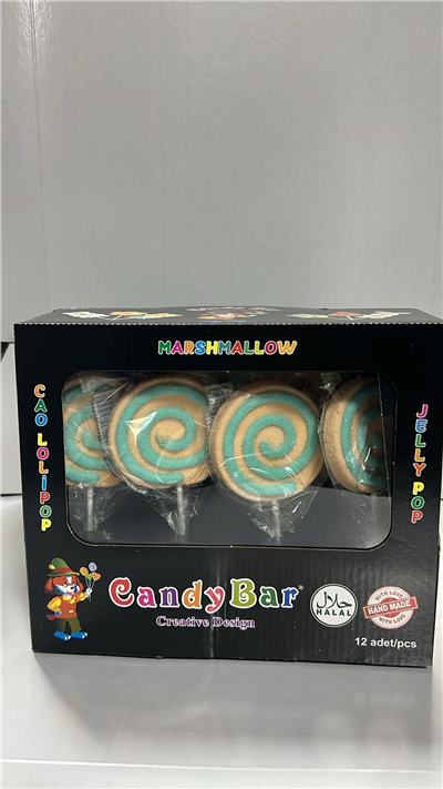 Candy Bar Marshmallow Sosyete 35 Gr   (12 Li)