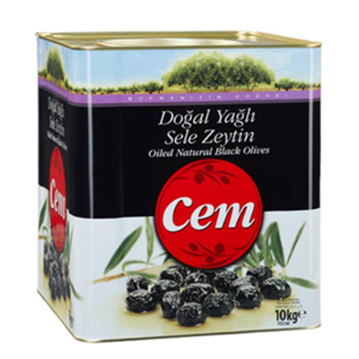 Cem Doğal Yağlı Sele Zeytin   (10 Kg)