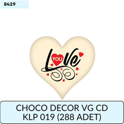 CHOCO DECOR VG CD KLP 019     (288 ADET)