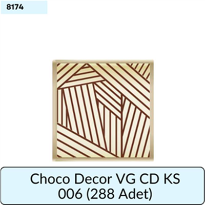CHOCO DECOR VG CD KS 006     (288 ADET)