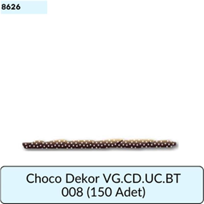 CHOCO DECOR VG CD UC BT 008     (150 ADET)