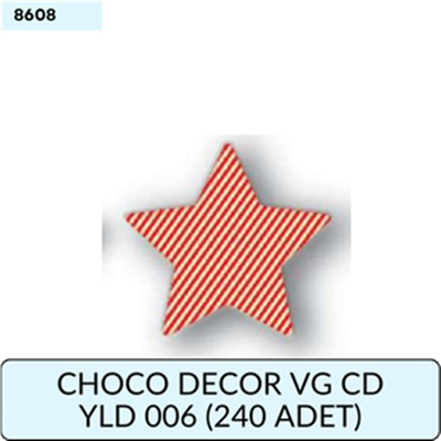 CHOCO DECOR VG CD YLD 006   (240 ADET)