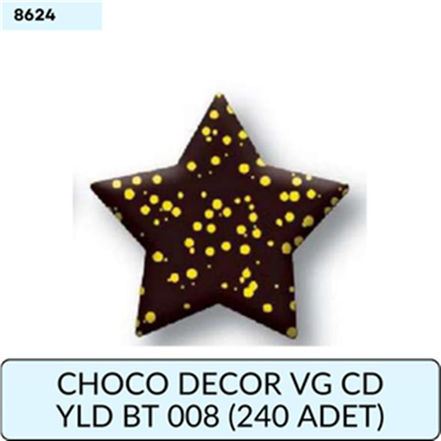 CHOCO DECOR VG CD YLD BT 008 (240 ADET)