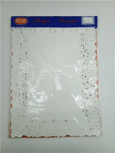 Dantel Mendil Kare 32*45 Cm (100 Adet)