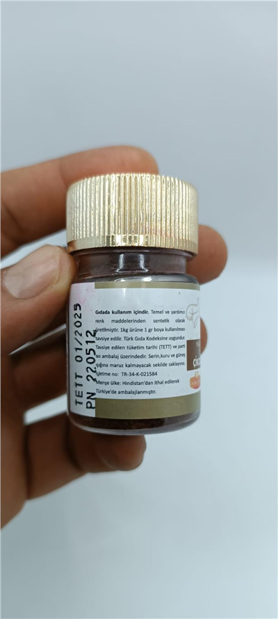 Decol Çik Kahve Yağ Bazlı Lake Toz Gıda Bo  (7 GR)