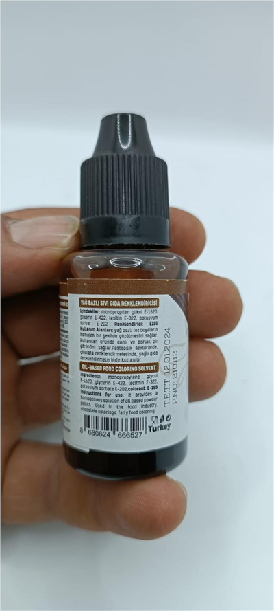 Decol Kahverengi Yağ Bazlı Sıvı Gıda Boyası (30 GR