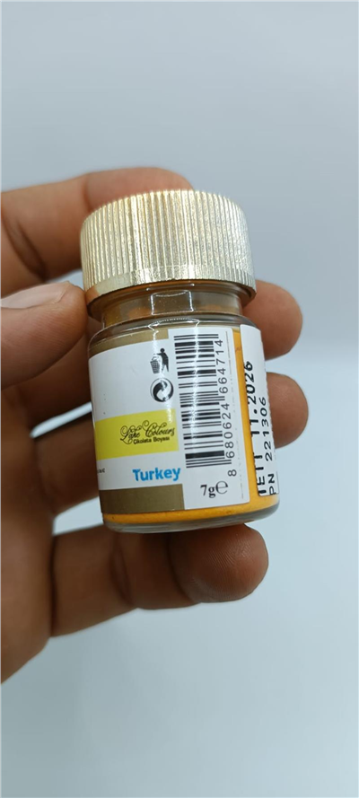 Decol Sarı Yağ Bazlı Lake Toz Gıda Boyası   (7 GR)