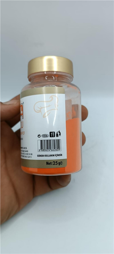 Decol Turuncu Yağ Bazlı Lake Toz Gıda Boya (25 GR)