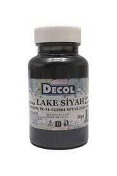 Decol Yağ Bazlı Lake Siyah Carbon Black   (5 Gr)