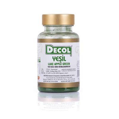 Decol Yeşil Yağ Bazlı Lake Toz Gıda Boyası (25 GR)