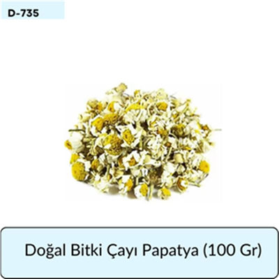 Doğal Bitki Çayı Papatya   (100 Gr)