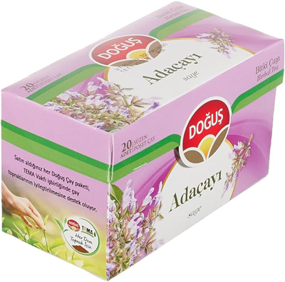 Doğuş Adaçayı Bitki Çayı Süzen Poşet   (20*1,3 Gr)