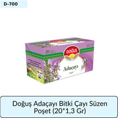 Doğuş Adaçayı Bitki Çayı Süzen Poşet   (20*1,3 Gr)