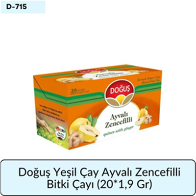 Doğuş Ayvalı Zencefilli Bitki Çayı   (20*1,90 Gr)