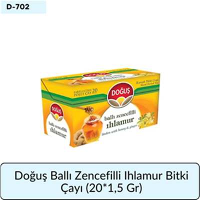 Doğuş Ballı Zencefilli Ihlamur Çayı   (20*1,5 Gr)
