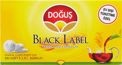 Doğuş Black Label Demlik Poşet Çay   (500*3,2 Gr)