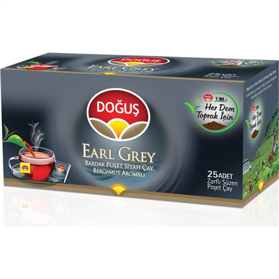 Doğuş Early Grey Süzen Poşet Çay  (25*2 Gr)