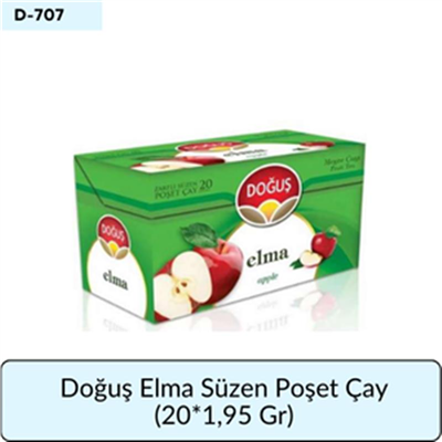 Doğuş Elma Süzen Poşet Çayı    (20*1,95 Gr)