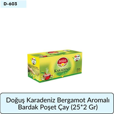 Doğuş K.deniz Berg.Ar. Bardak Poşet Çay (25*2 Gr)