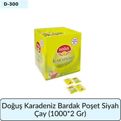 Doğuş Karadeniz Bardak Poşet Siyah Çay (1000*2 Gr)