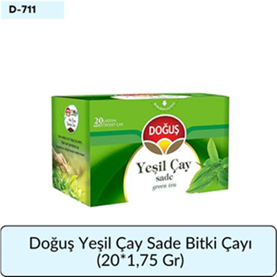 Doğuş Yeşil Çay Sade Bitki Çayı    (20*1,75 Gr)